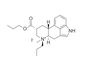 Picture of 6-methyl-(8β)-(propoxycarbonyl)-6-propyl-Ergolinium Iodide